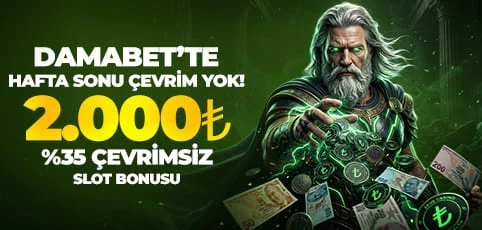 %35 HAFTA SONU SLOT YATIRIM BONUSU